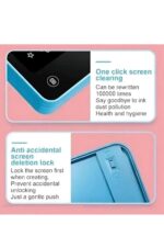 LED Drawing Pen Case – Kids Pencil Box with LCD Screen and Stylus, Erase Button – 8.5 inch Digital Notepad - Image 3