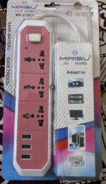Power Extension Board 3 USB Port with 3 pin Multi Plug Power Socket Electric Strip Cord Home & Office use - Image 4