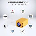 Mini Portable LED Projector with Multiple Interfaces Like AV, Audio, USB, HDMI, Micro SD, Film Projector for Children’s, Home Cinema, Compatible with Smartphone/Laptop/PS4/Firestick - Image 2